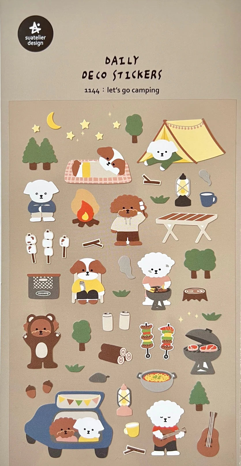 Stickers Let's Go Camping