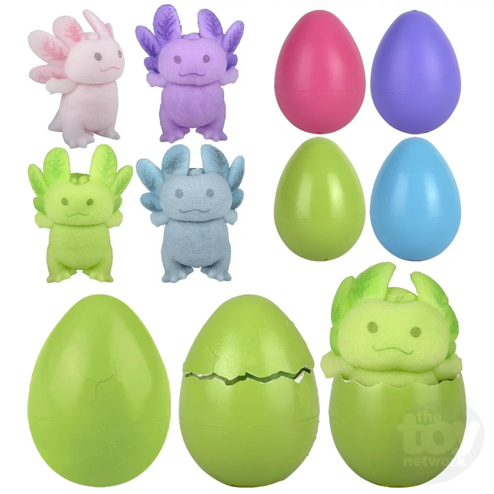 Hatch & Grow Egg Axolotl 2.5" (Sold Individually)