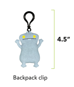 Uglydoll Plush Backpack Clip Babo 4.5"