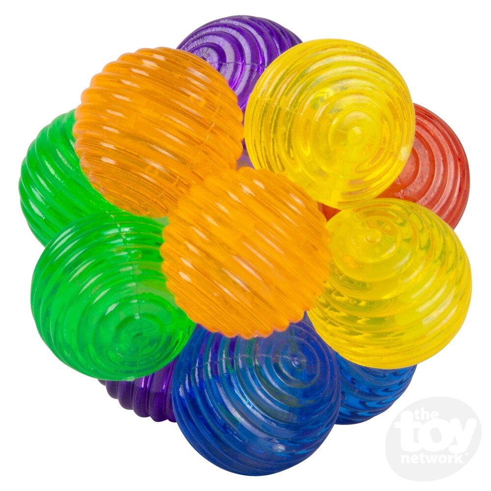 Fidget Ball Atomic Multiple Colors 2.25"