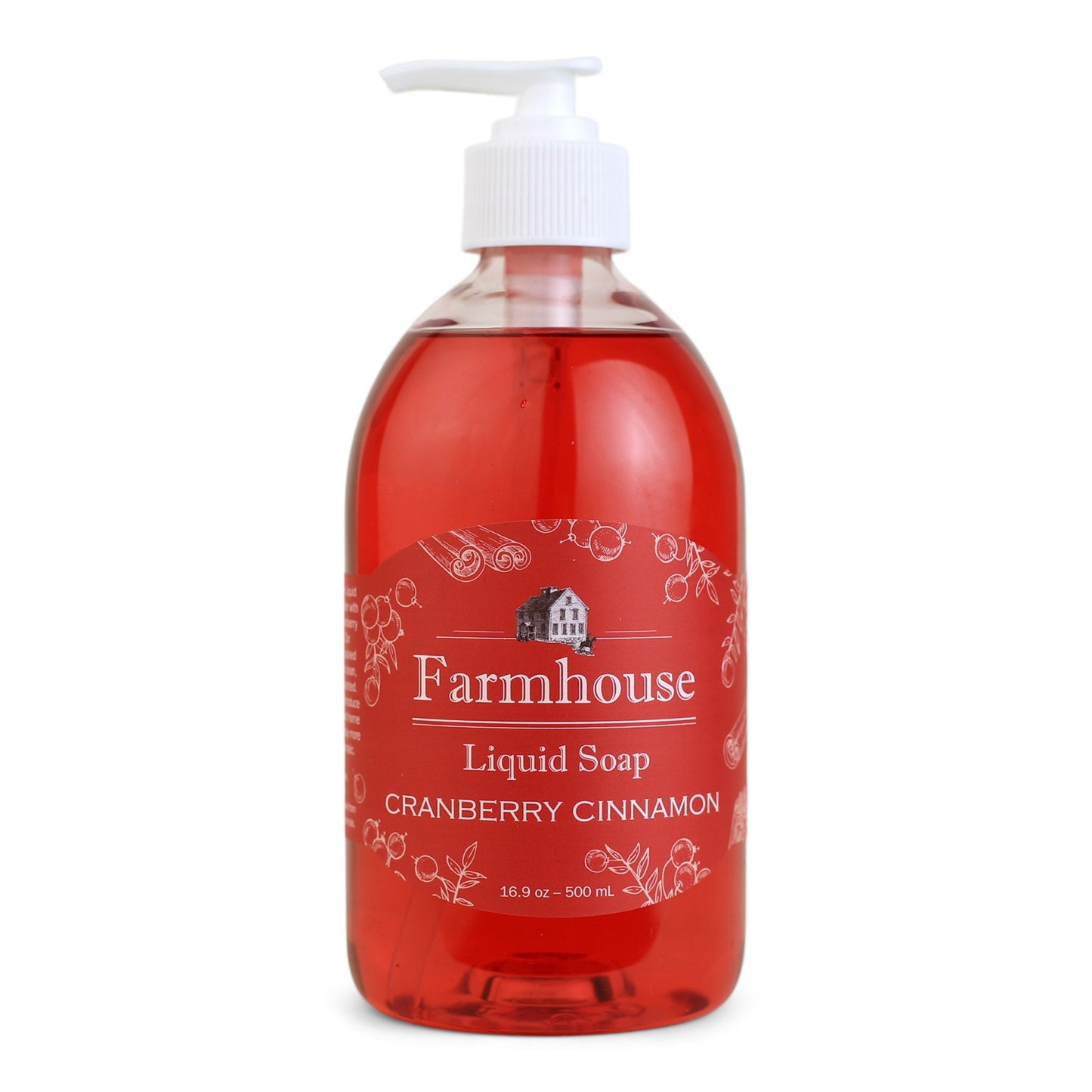 Liquid Soap - 16.9oz - Cranberry Cinnamon