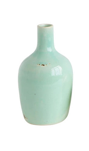 Vase Terracotta Green & Yellow Group Large Aqua