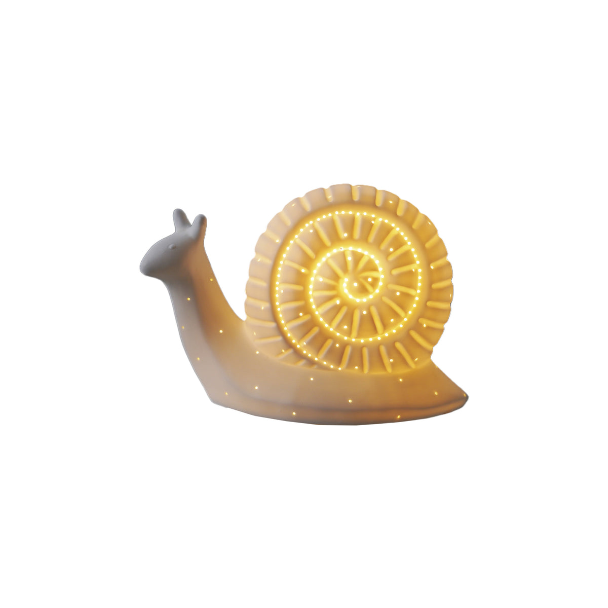 Lamp Deocorative Stoneware Pinhole