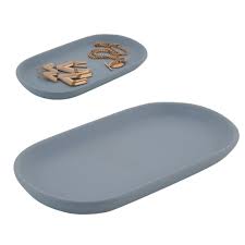 Vanity Tray - Anitra Ceramic Light Blue (Sold Individually)