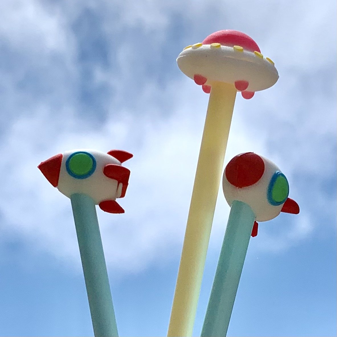 Gel Pen UFO Spaceships (Sold Individually)