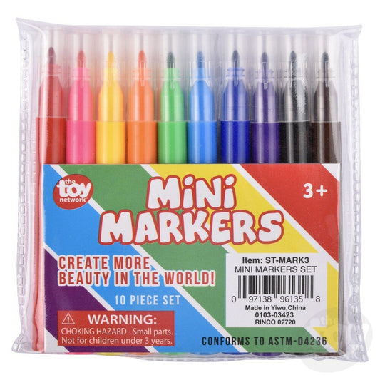 Markers Mini 10 Color Set 3.5"