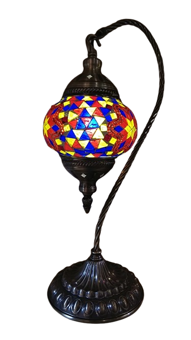 Mosaic Lamp Half Heart #11