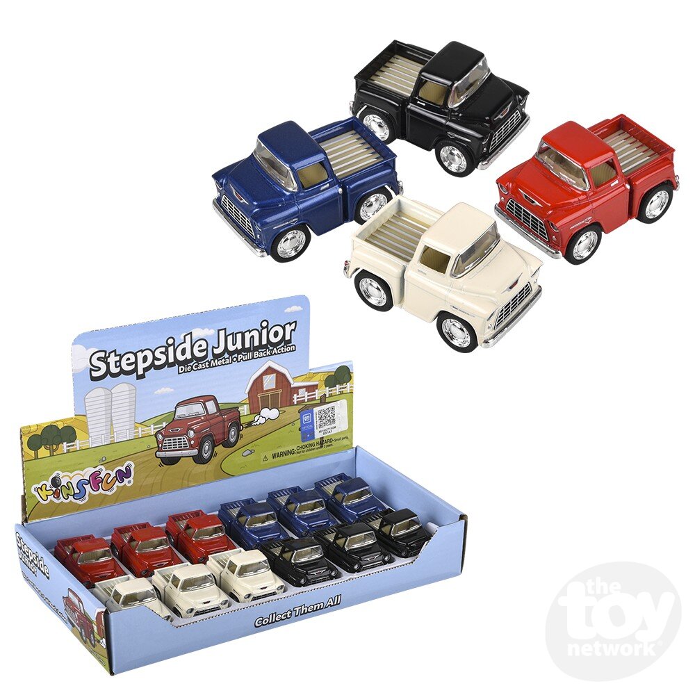Diecast Pullback - Mini - Chevy Stepside Truck - 2" - Sold Individually