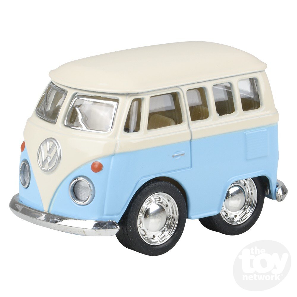 Diecast Pullback - Mini - VW Bus Pastels - 2" - Sold Individually