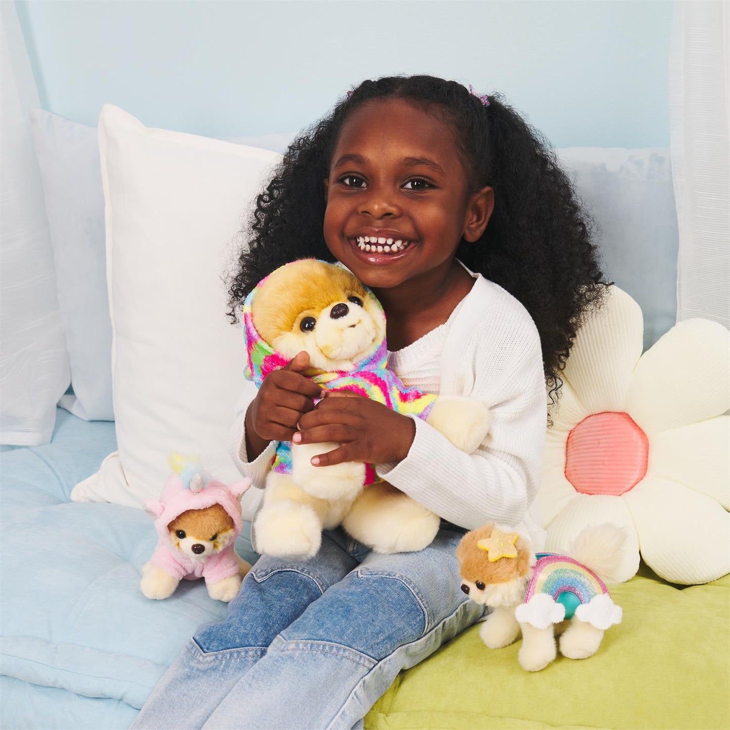 Plush Boo Itty Bitty Rainbow 5"