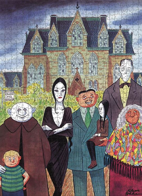 Puzzle 1000 Piece - Charles Addams - The Addams Family