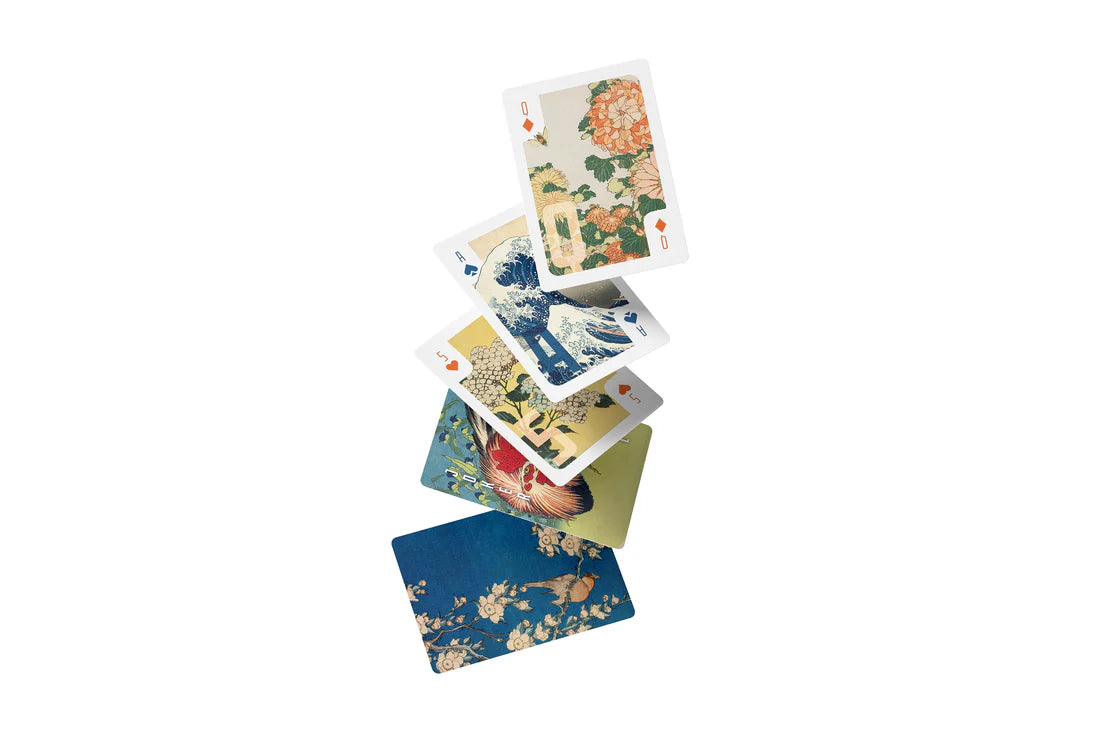 Game - Playing Cards - Katsushika Hokusai