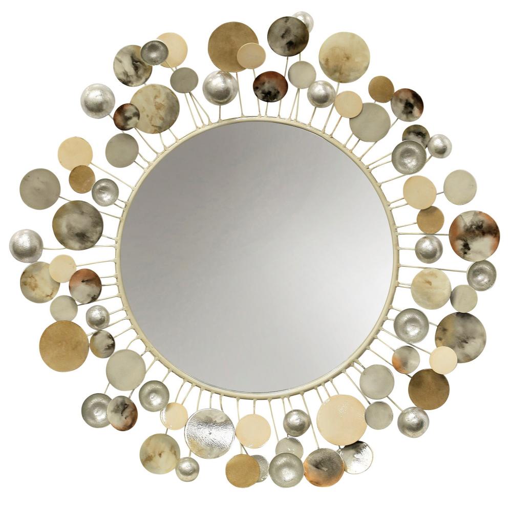 Mirror Orbitals Metal Array of Painted Orbs 27.2in Diameter – Homeport