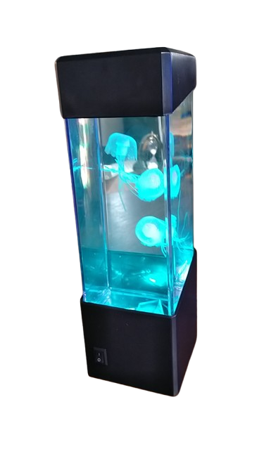 Jelly Fish Lamp Rectangle 9"