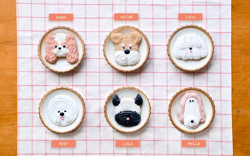 Blind Box Pâtissticker - Meringue Cookie - Sticker or Magnet - Puppy Dogs