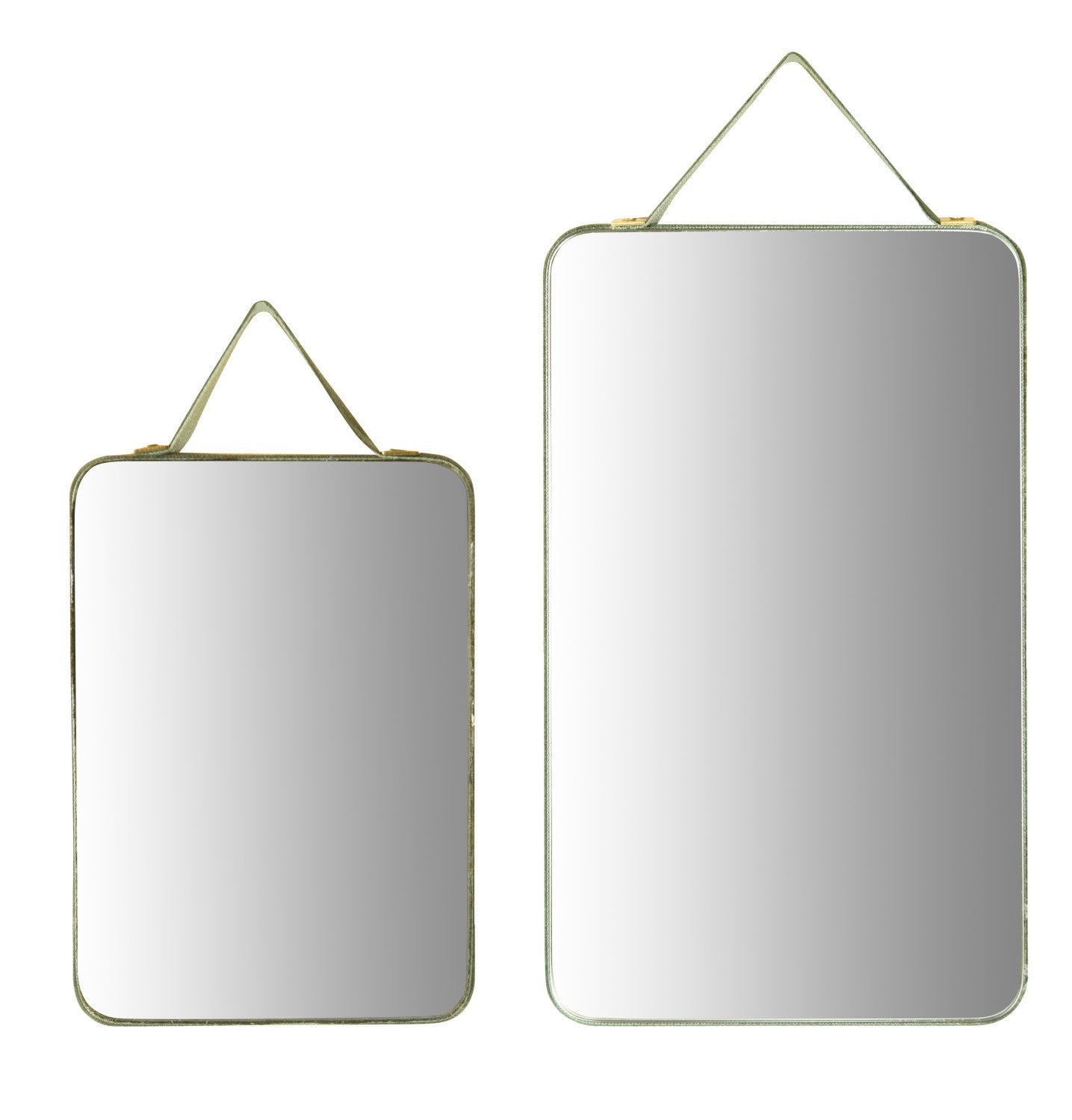 Wall Mirror Velvet Edge & Hanger