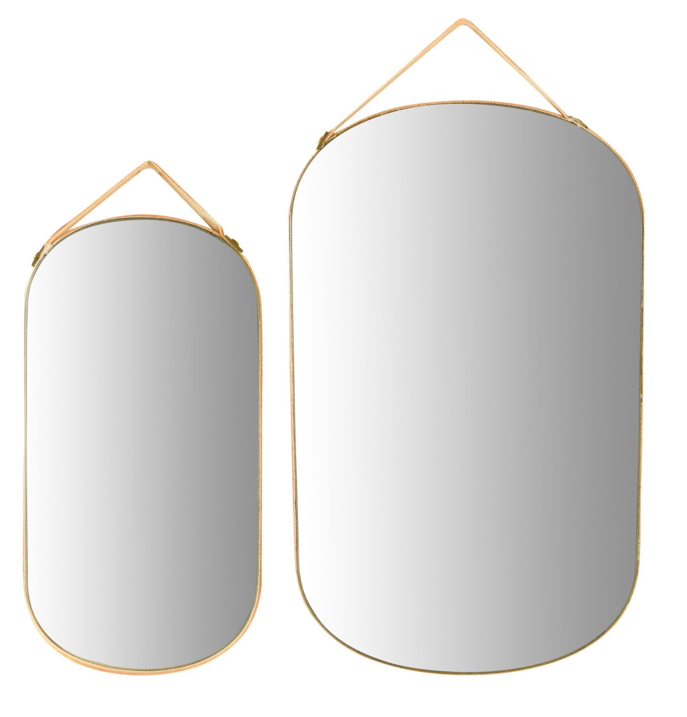 Wall Mirror Velvet Edge & Hanger
