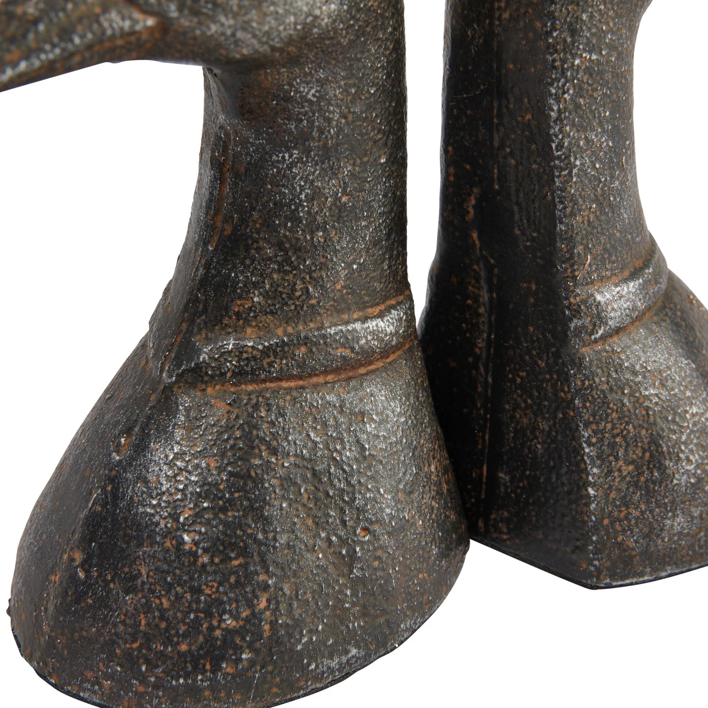 Bookends Cast Iron Duck Heads Brown (Sold as Pair)
