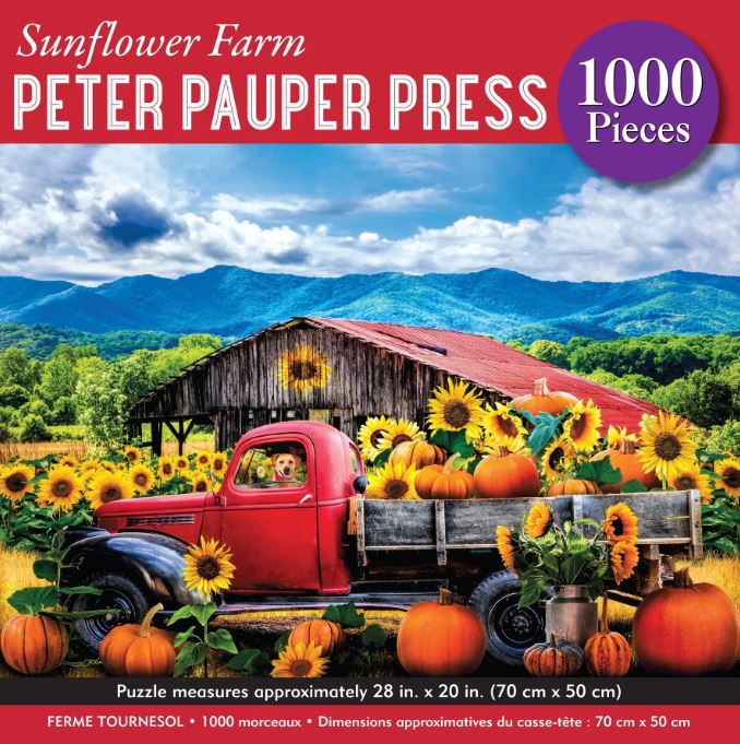 Puzzle 1000 Piece Sunflower Farm
