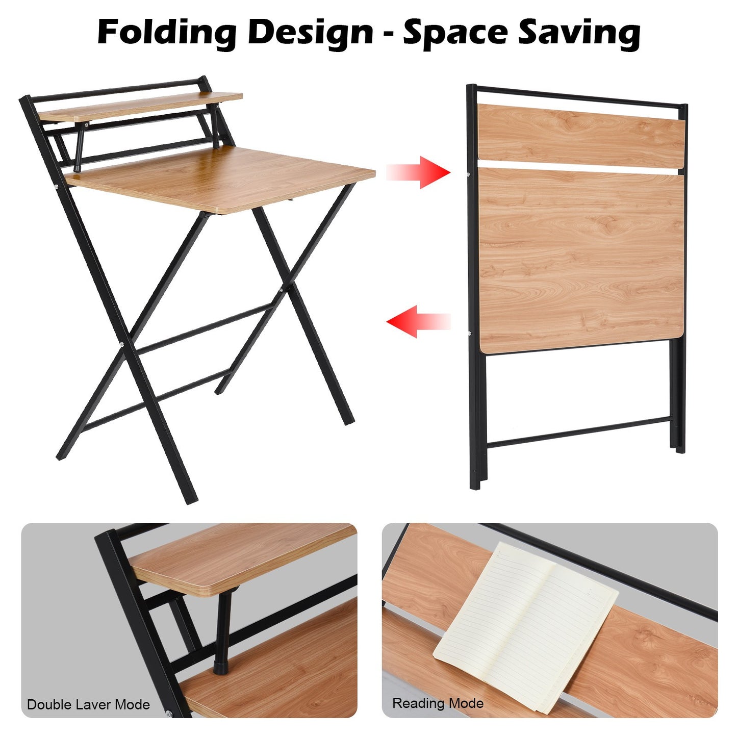 Desk Kuluzego Folding Khaki