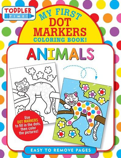 Junior Dot Markers My First Coloring Book Animals