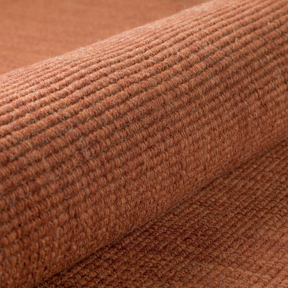 Monaco Boucle Wool Rug Paprika 3'6" x 5'6"