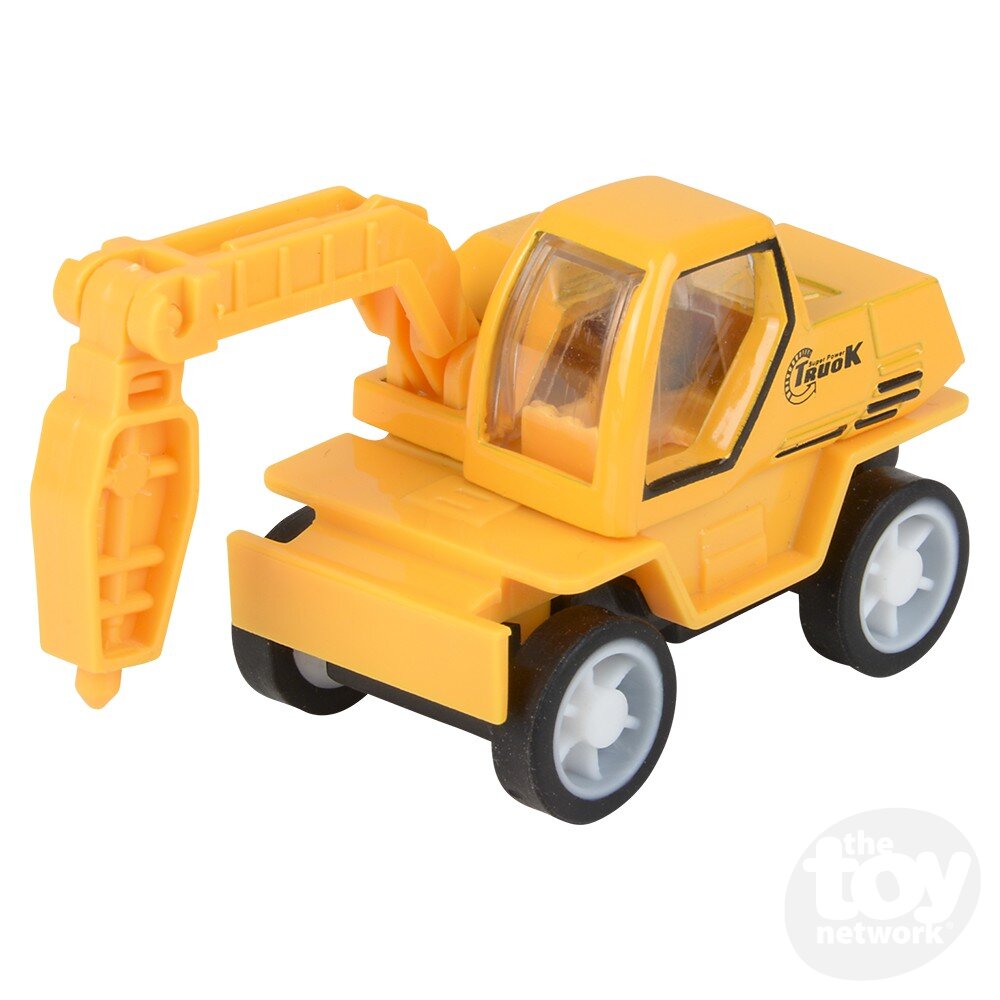 Diecast Pullback - Mini - Construction Vehicles - 2.5" - Sold Individually
