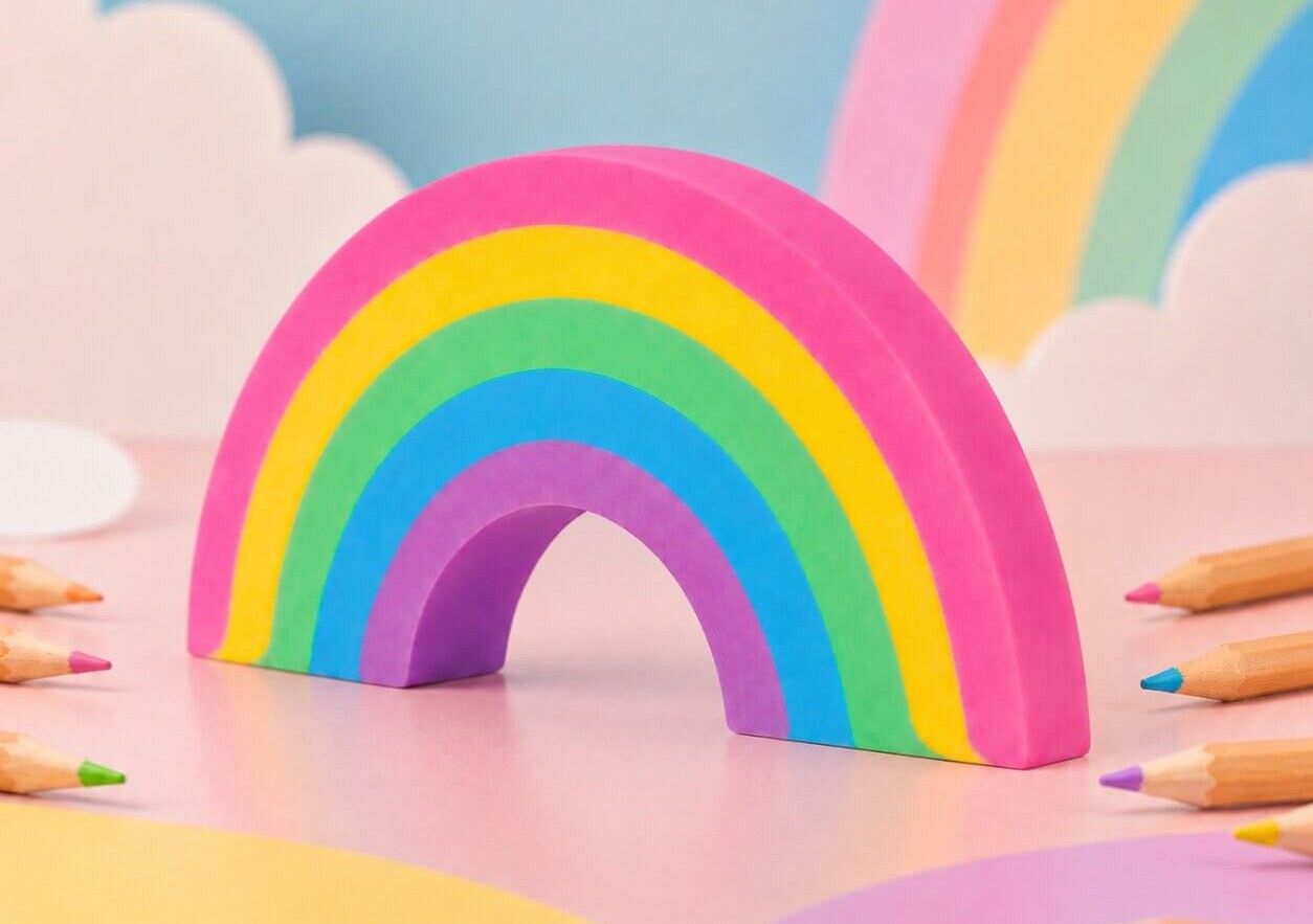 Always Fun Rainbow Eraser