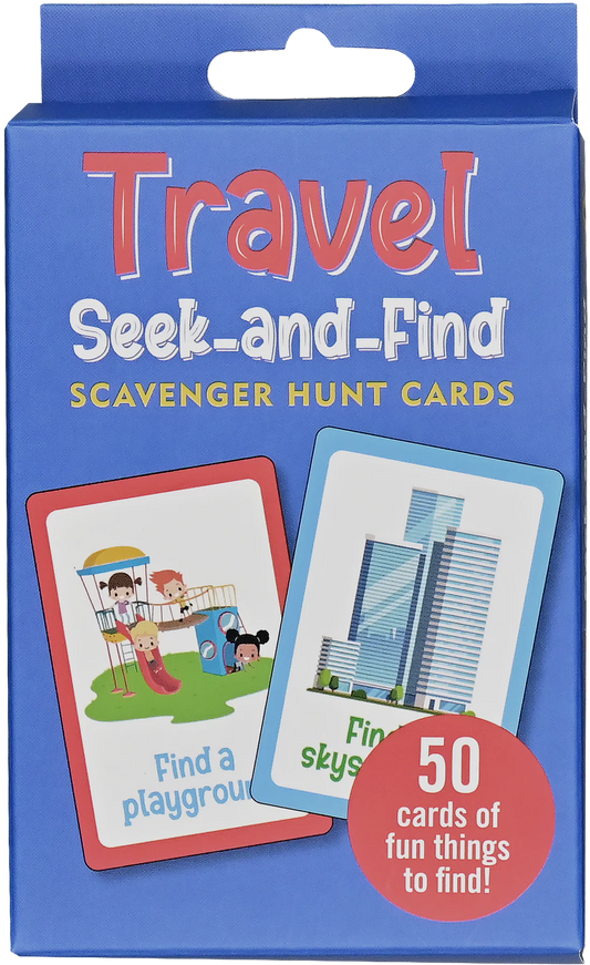 Scavenger Hunt Seek-and-Find Cards Travel