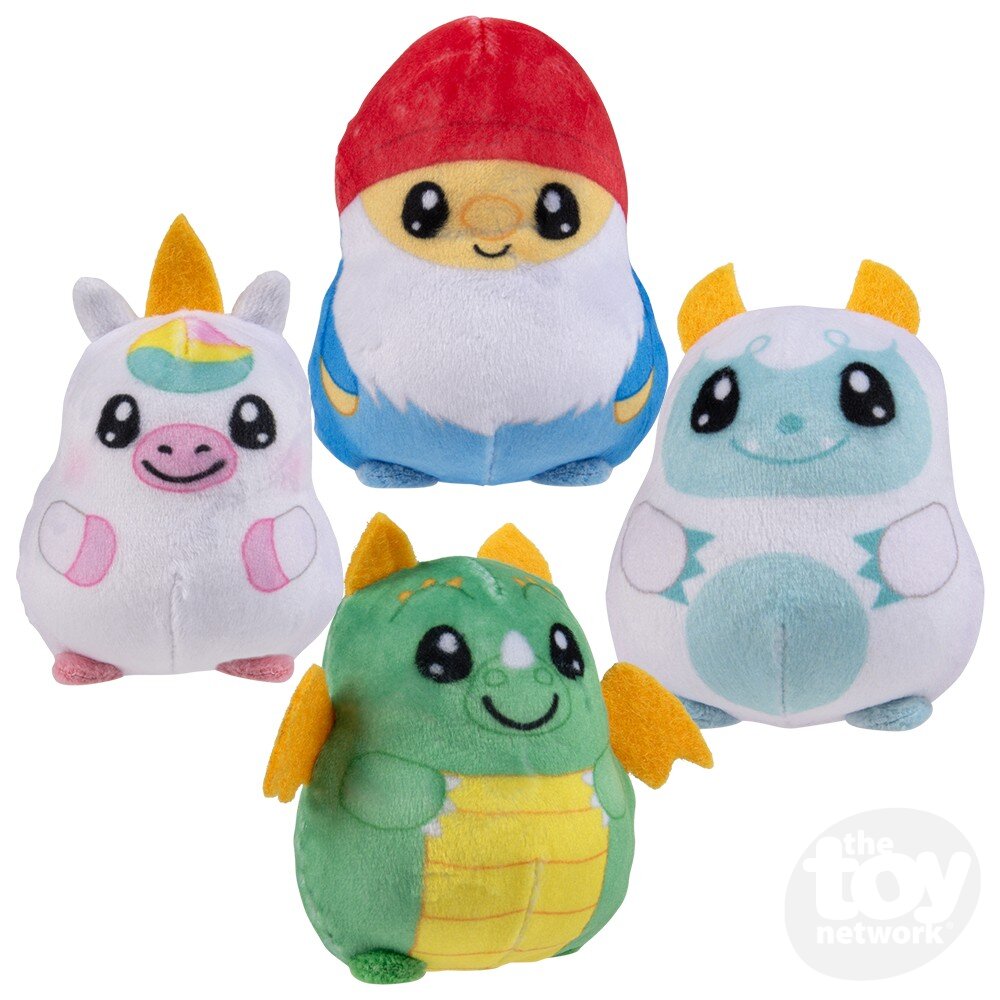 Squeezy Sugar Plush Mythical Characters 2.75" (Sold Individually)