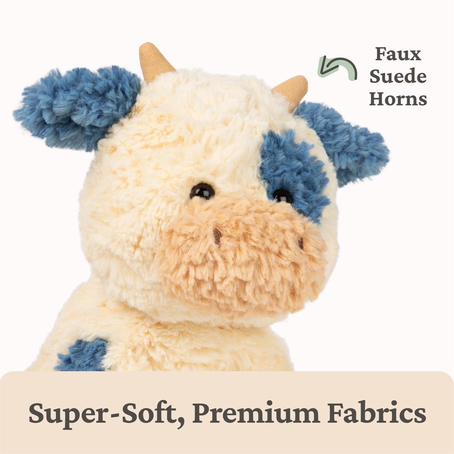 Plush Cozys Cow 10"