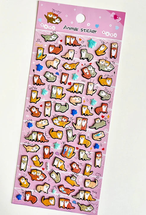 Stickers Puffy Otter