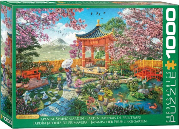 Eurographics Puzzle 1000 Japanese Garden Spring Garden
