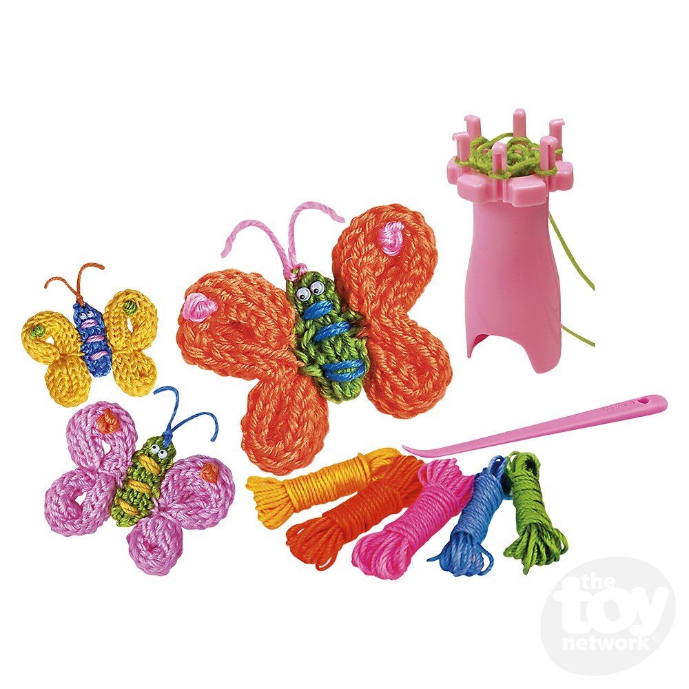 4M Little Craft French Knit Butterfly Kit