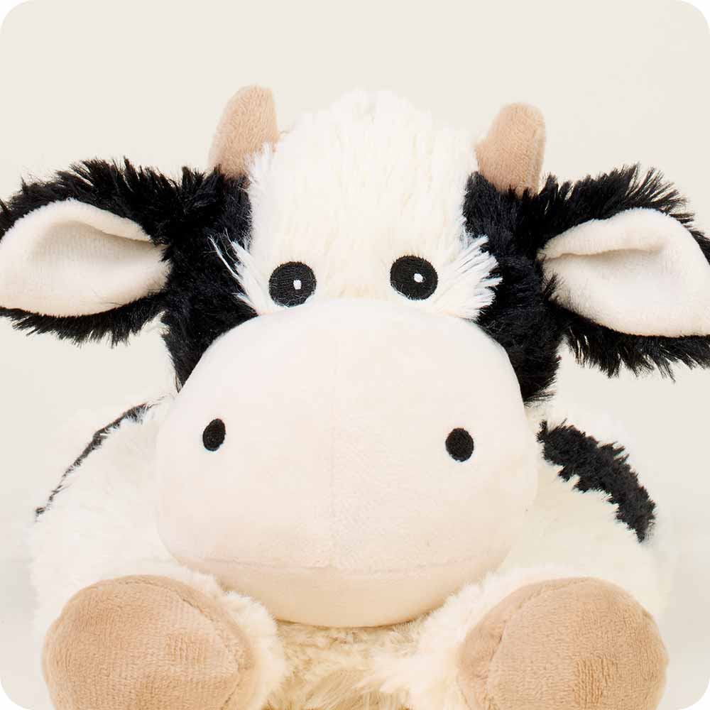 Warmies Cow Laying Down Black & White