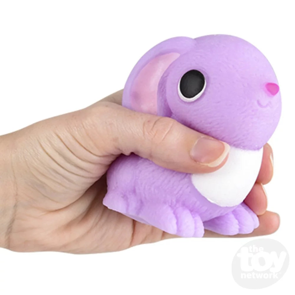 Easter Squish & Stretch Bunny 3.25" (Sold Individually)