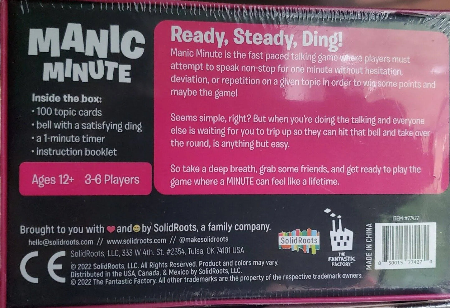 Game Manic Minute