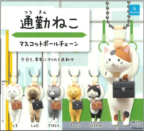 Gashapon Capsule For All Ages Commuter Cat  (Sold As An Individual Capsule)