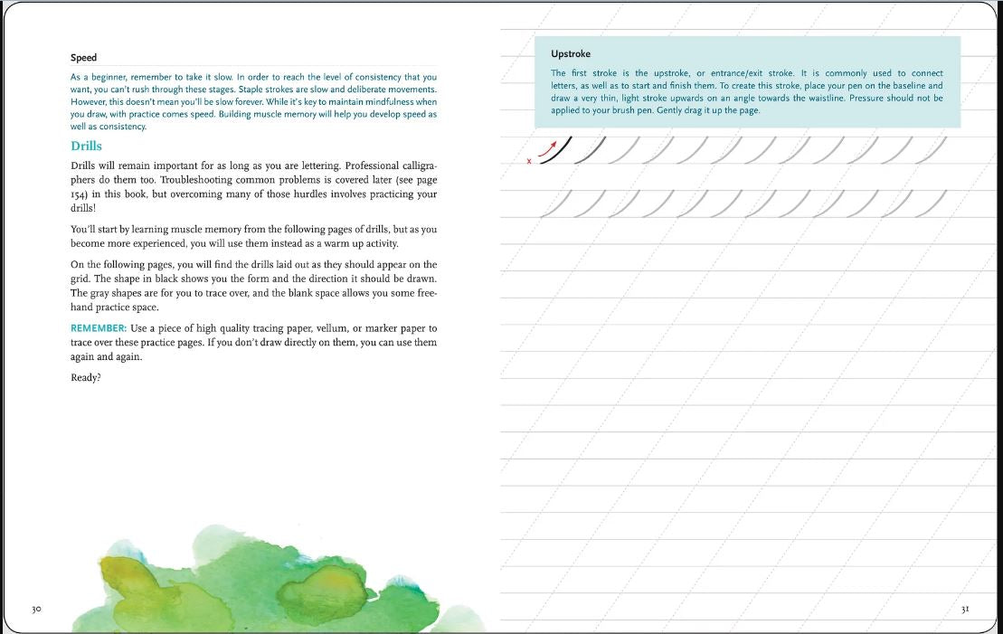 Art Center Artist's Book Brush Lettering From A To Z