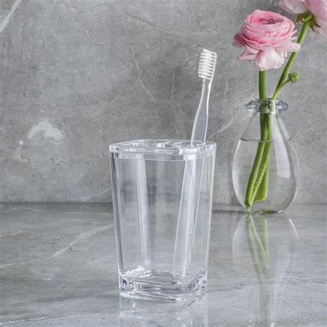 Toothbrush Holder - Optiks Clear (Sold Individually)