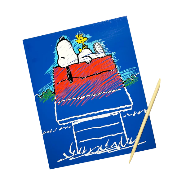 Ooly x Peanuts Scratch Art Kit 13 pc Set