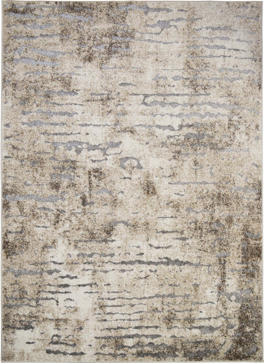 Denver Slate Rug Cream 5'3" x 7'3"