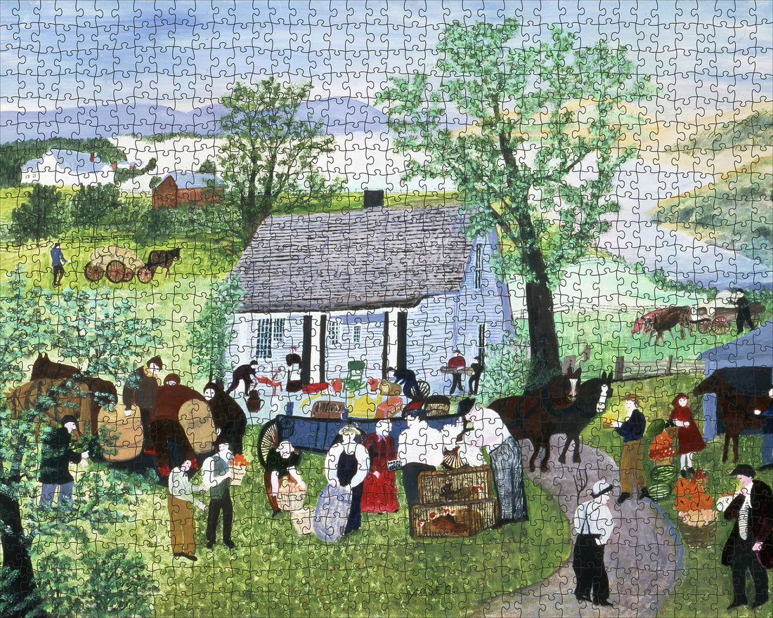 Puzzle 1000 Piece - Grandma Moses - Moving Day on the Farm