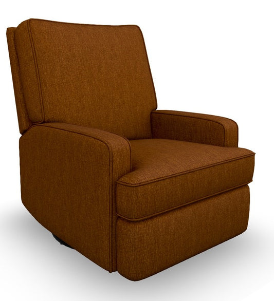 Kersey Swivel Glider Recliner Camel Fabric