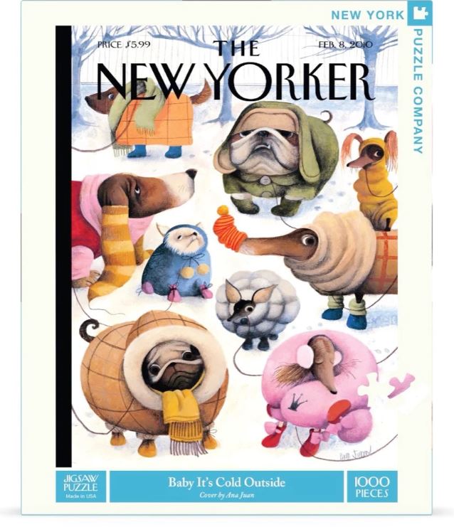 New Yorker Puzzle 1000 Piece Baby Its Cold Outside