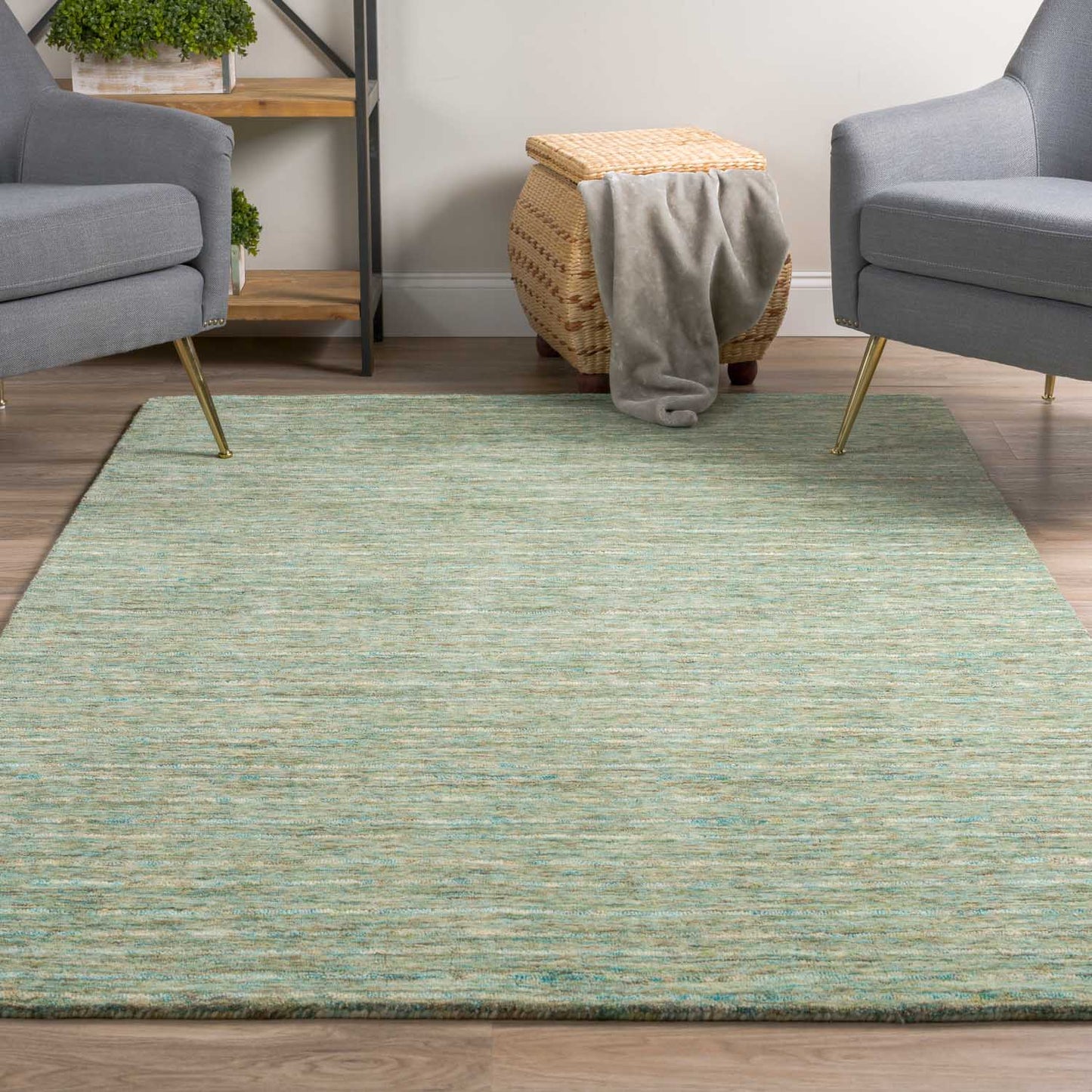 Reya Rug Turquoise 3'6"X5'6"