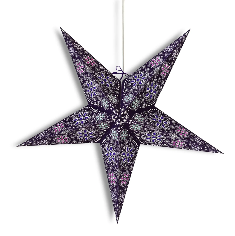 Star Lantern Purple Winds 24"