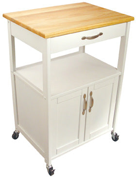 Kitchen Cart With White Base 23x17