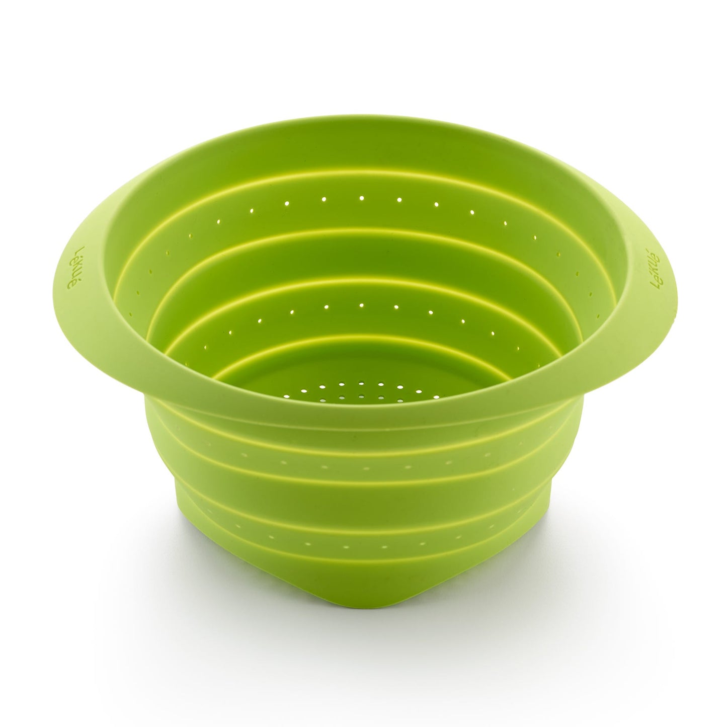 Collapsible colander 9” Green