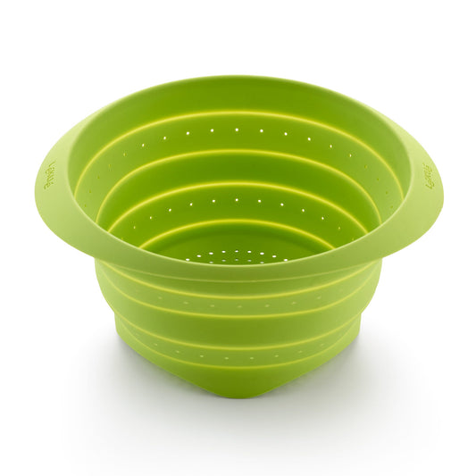 Collapsible colander 9” Green